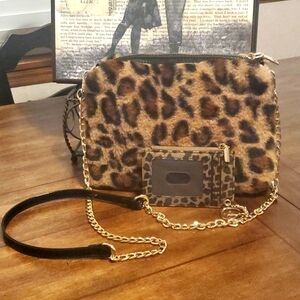 2 piece  Crossbody purse & credit card coin keychain